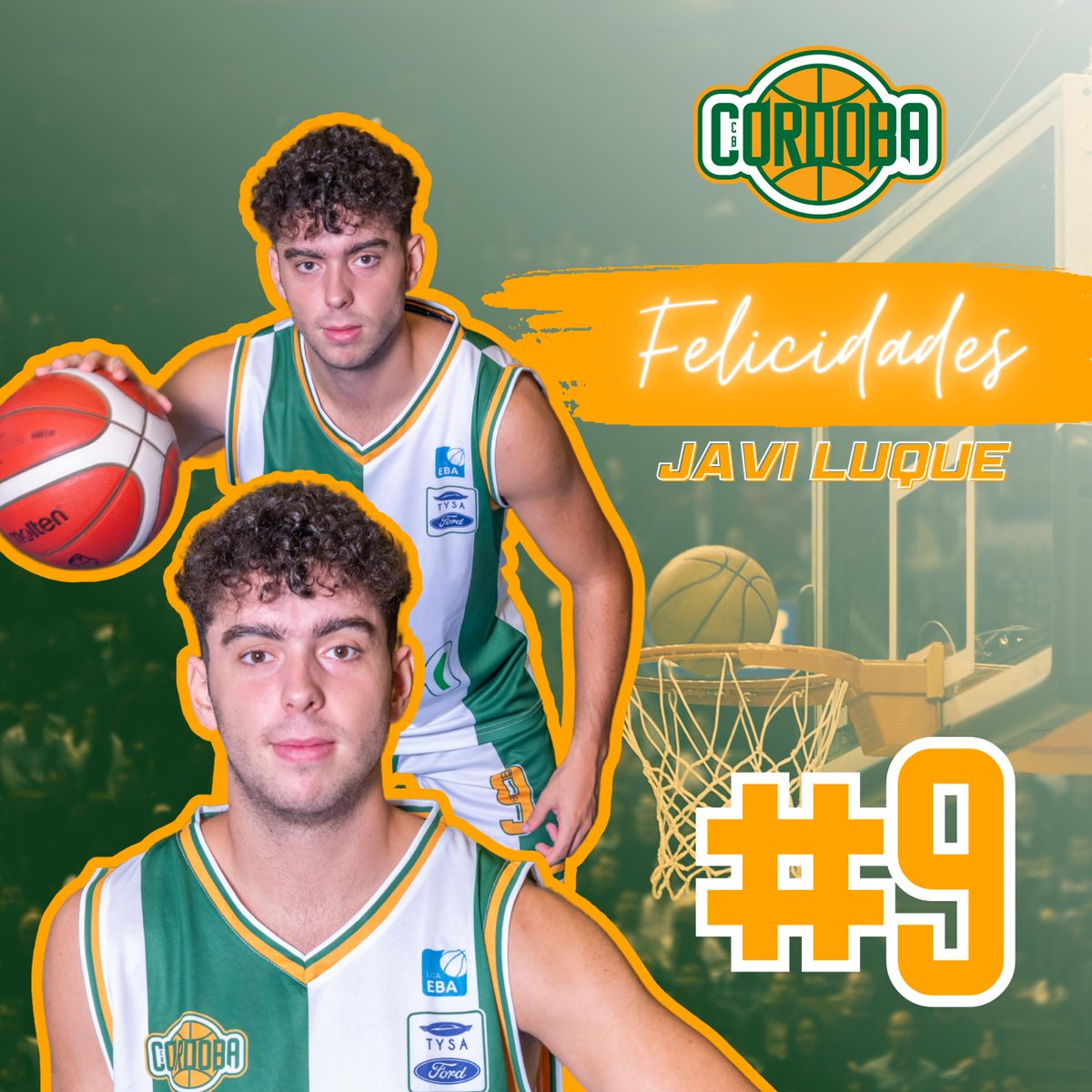 Uno de esos jugadores que se gana el cariño de todo el mundo... rompe partidos con su ritmo en ataque y su presión en defensa... pieza clave en el vestuario blanquiverde 🤍💚

Disfruta de tu día, <a href="/javiluque19/">Javi Luque</a> 🥳

#GanamosJuntos