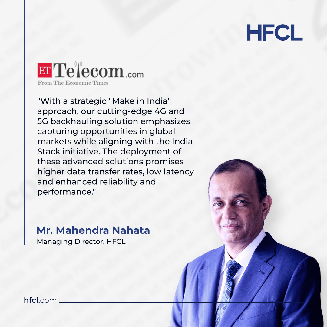 hfclg's tweet image. HFCL secures a game-changing Rs 141 Crore deal with BSNL. The focus is on providing advanced 4G and 5G Backhaul Solutions, reinforcing HFCL's commitment to innovation and connectivity excellence.

Read more: shorturl.at/bez67
#HFCL #PO #purchaseorder