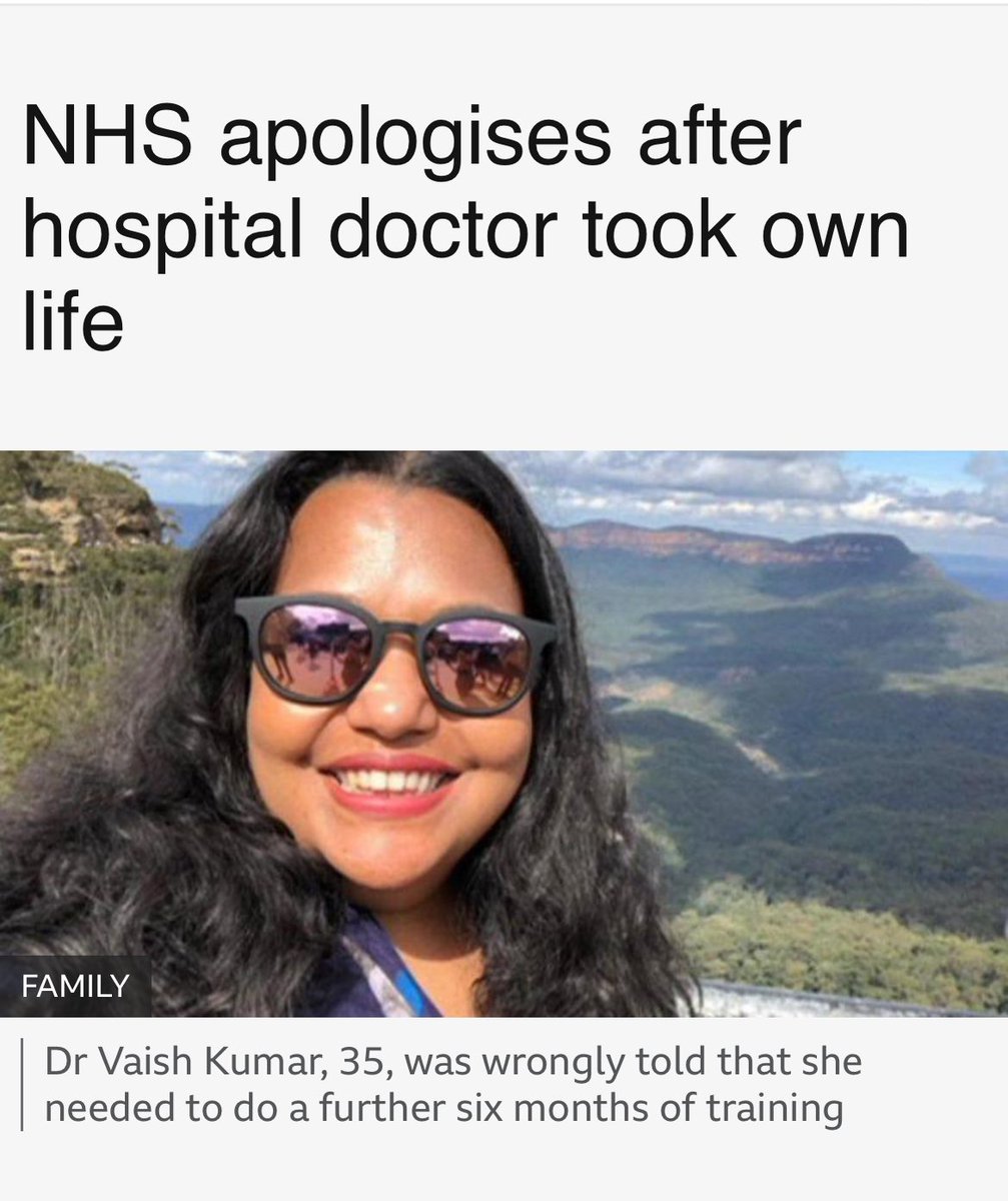 A painful morning read 😢 Apology to @VaishFamily -yet? Far too late-after much obfuscation The NHS always underestimates the hurt the loss of a child brings to parents Ask @JamesTitcombe @PaulaMc007 Recall what happened when I raised this? 😐 bbc.co.uk/news/articles/…