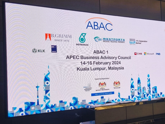 The First APEC Business Advisory Council (ABAC) meeting of 2024 is now underway in Kuala Lumpur, Malaysia! ABAC Malaysia is happy to kick off the year, under ABAC Peru’s Chairmanship, on a strong note, setting the tone for ABAC’s work plan for the year ahead.