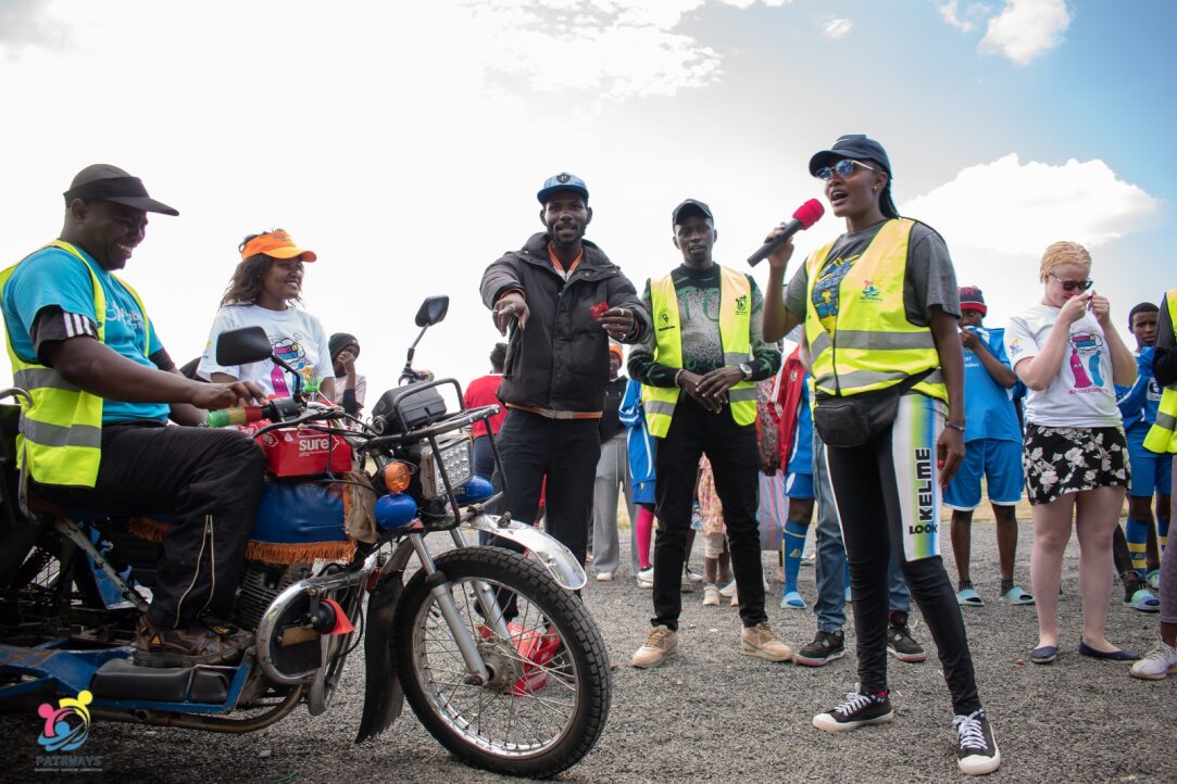 wanene_grace's tweet photo. Meaningful youth &amp; community engagement at its best ️#internationalcondomsday in #Laikipia County,the local population at Nanyuki Stadium to engaged in #srhr  through different activities #football #paravolleyball #colorfast #condomblowing #menstruationmatters @PublicPathways https://t.co/ep877tFkwi