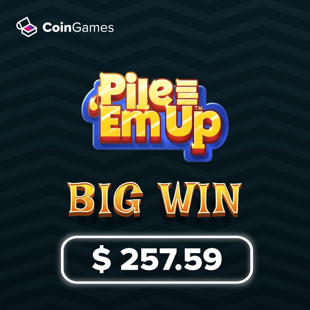 CoinGames_Offic's tweet photo. π° Big Win Alert!
π A lucky player just scored a massive win of $257.59 on the thrilling slot game "Pile 'Em Up" by Snowborn Games! π°
π Ready to stack up your wins? Spin now and see if you can top this incredible jackpot!
#BigWin #PileEmUp #SnowbornGames #SpinToWin
