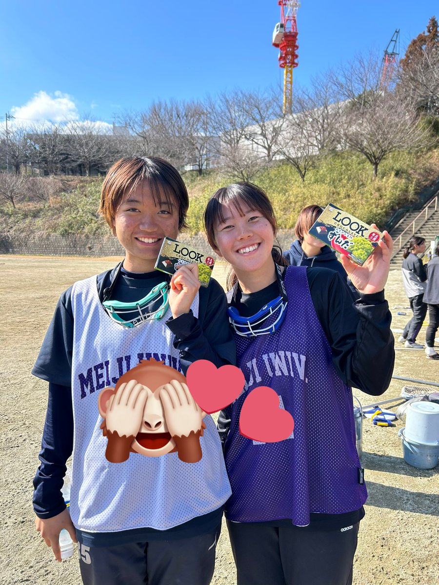 my_mg70's tweet photo. 同期かわいい〜🥰🥍

#春から明治
#明治大学
#明治女子ラクロス部 https://t.co/xyIMp9Fke5