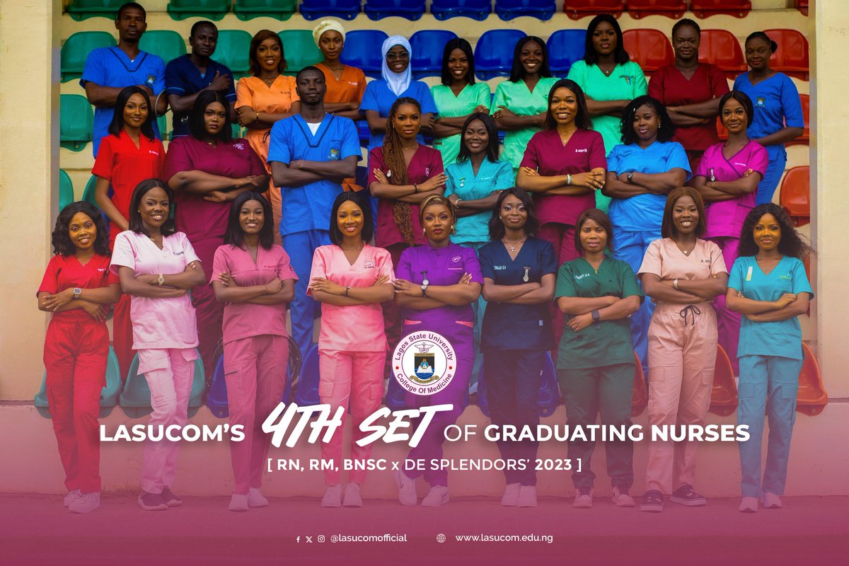 Behold, our 4th Set of 🎓 Graduating Nurses💉. 

Tomorrow, Thurs. 15th February, all 33 of them will be elegantly draped in Ceremonial gowns that shall mark their transition into the next chapter of their careers.

#LASUCOMNursingInduction2024
#DeSplendors #Lasucom4thNurses