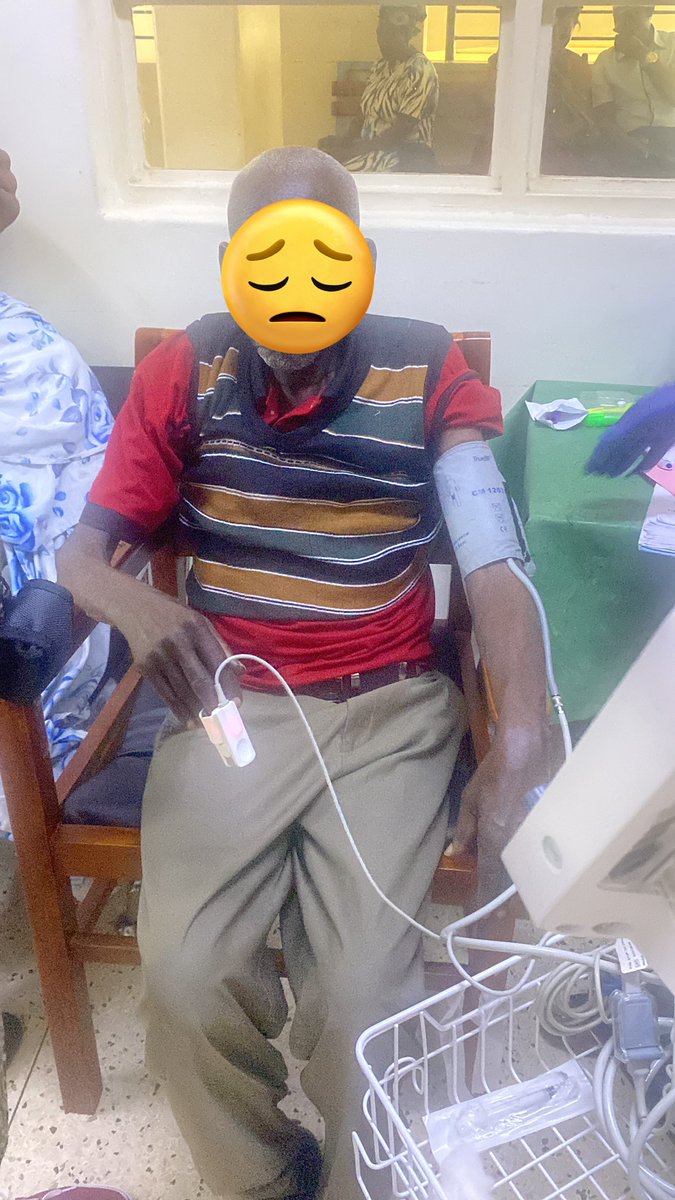 Waking up to the Emergency Room, this isn’t how I wished to celebrate my birthday but everything happens for a reason … I applaud the @UgandaCancerIns despite all the short comings .. you are managing the patients very well. #Baba you’ll be fine .. you are a fighter 👊🏾💪🏾