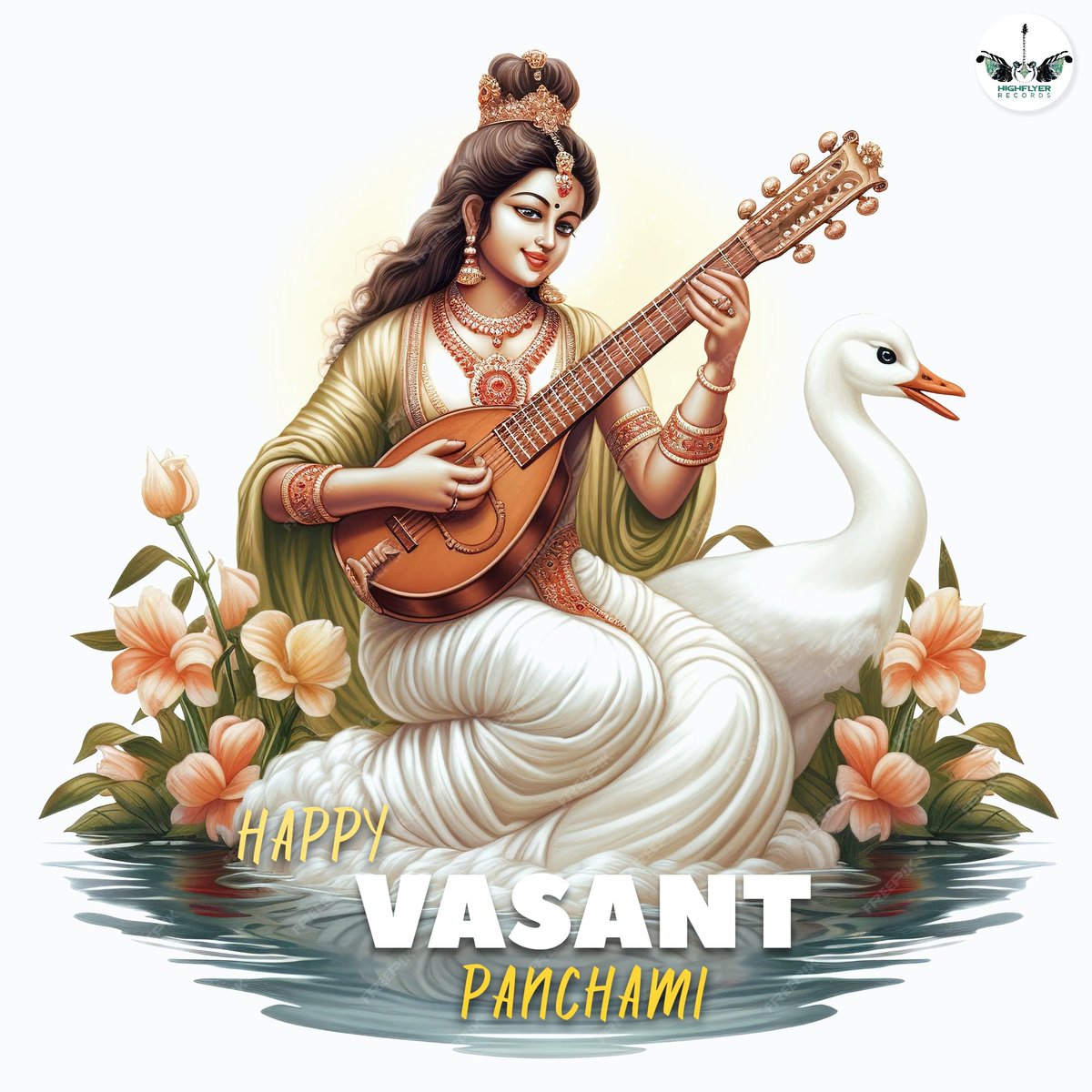 highflyerecords's tweet photo. May the blessings of knowledge be with you!

Happy Vasant Panchami to all 💐🙏

#happyvasantpanchami https://t.co/kQA6DMQShE