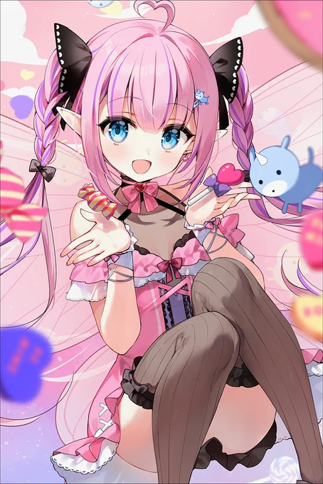 "Phase Connect JP"恋衣めもり( )さんのカバー曲「Melty Magic」歌ってみた動画のイラスト担当させていただきましたとってもかわいい歌声なのでぜひ沢山聴いて素敵なバレンタインにしてくださいね 