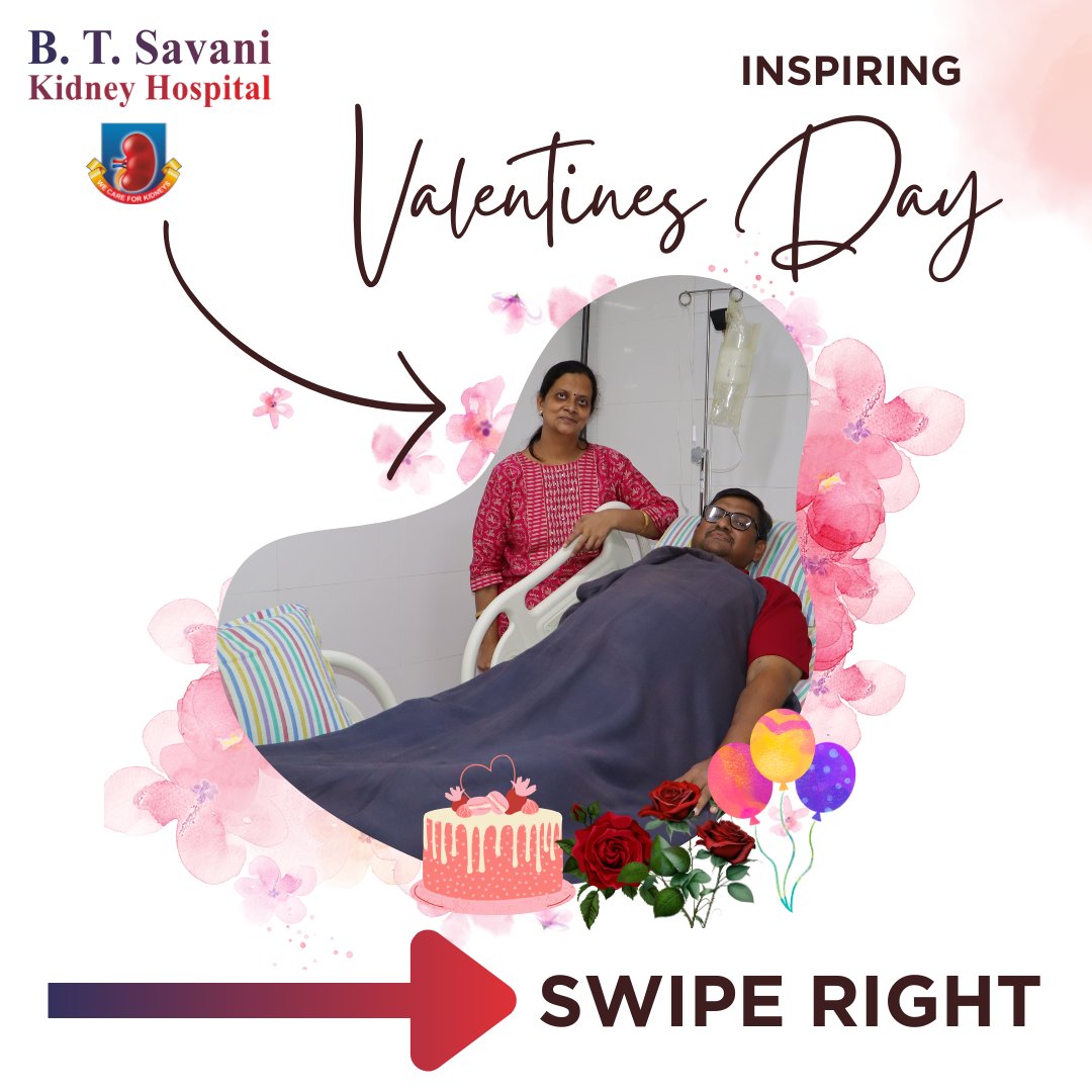 'The most Precious Gift ever on Valentine's Day!'
Watch Full story Click here 👉: facebook.com/btskh.trust/po…
#valentines #valentineday #kidneytransplantrecipient #kidney #btsavani #btsavanikidneyhopsital #india