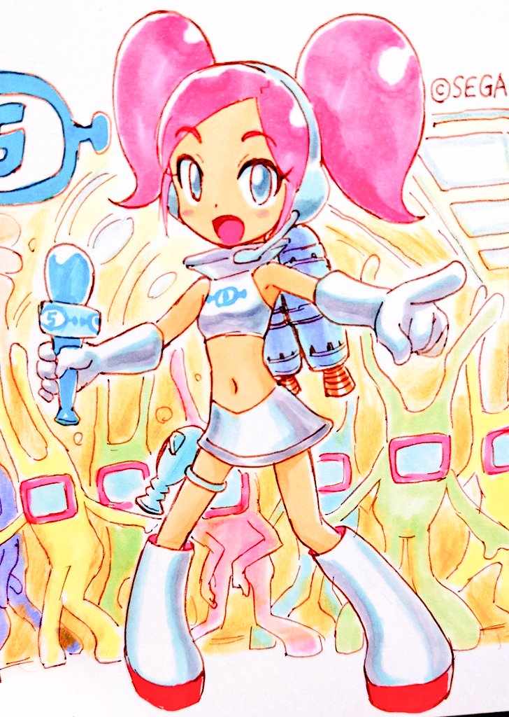 「そして2月14日は『スペースチャンネル5パート2』発売日〜!#スペースチャンネル」|ヘイカのイラスト