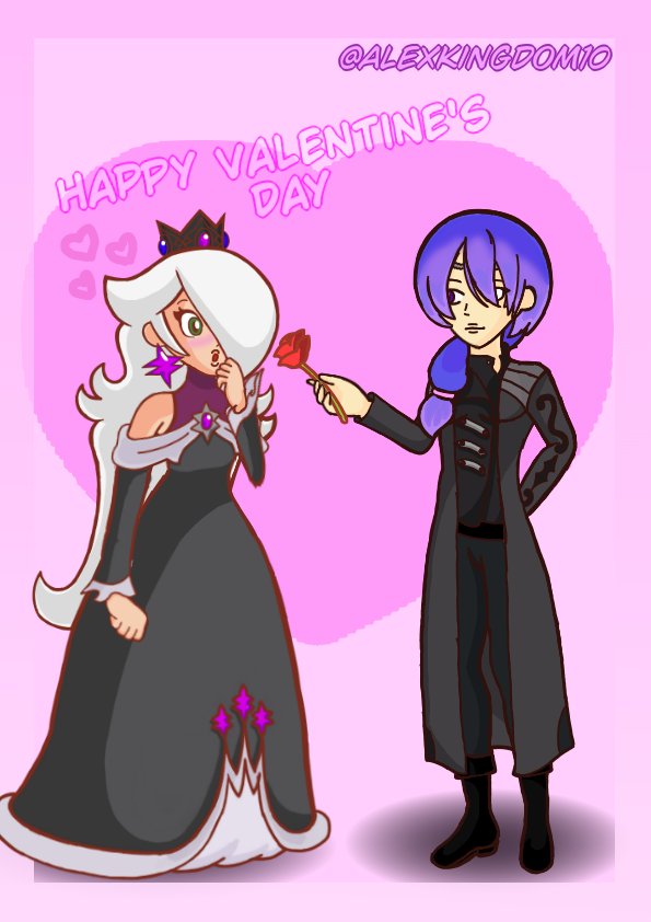 AlexKingdom10's tweet photo. Happy Valentine's day 🤩🤩🤩
#RosalinaFanart #Rosalina #PrincessRosalina #mario #originalcharacters 
#PrincessZoey https://t.co/zGRcSQOiDY