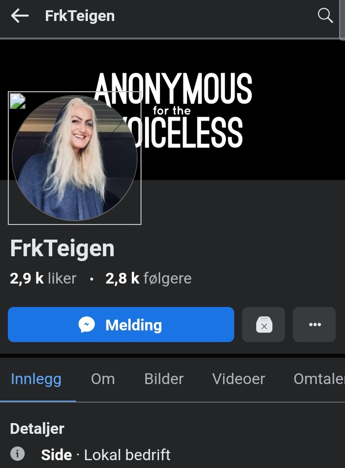 FrkTeigen's tweet image. Hei og HiP
#Anonymousforthevoiceless
