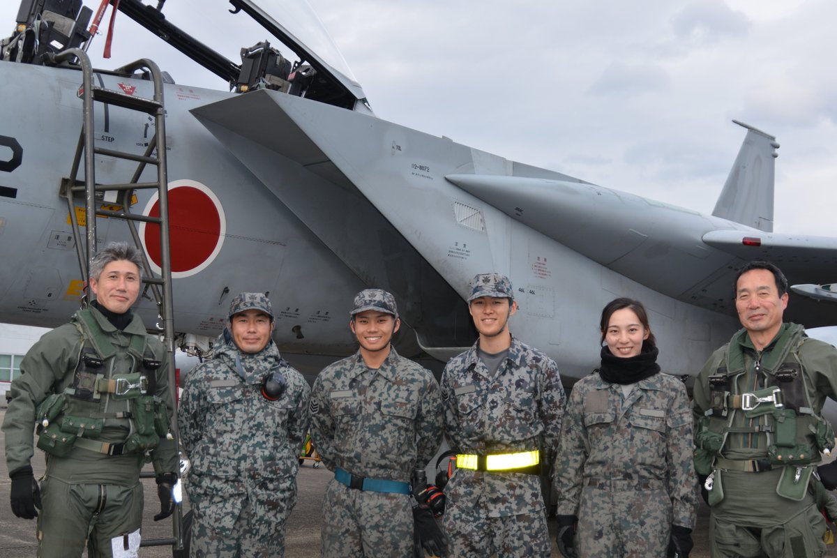 新田原基地 司令藤永将補が #F15DJ に搭乗し、飛行訓練を視察しました