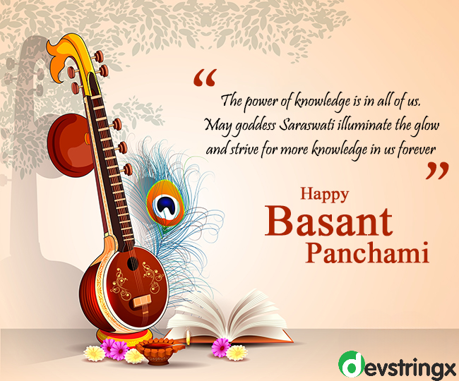 DevstringXS's tweet photo. On this Basant Panchami, may you be blessed with the gift of knowledge, the power of wisdom, and the beauty of creativity. Happy Basant Panchami!

#happybasantpanchami #festivalofIndia #goddessofknowledge #Saraswati #Devstringx #DevstringxTechnologies https://t.co/UohlWgI4GX