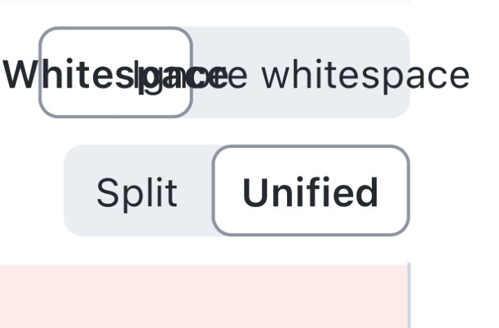 wow FINALLY github adds an actual button for ignoring whitespace