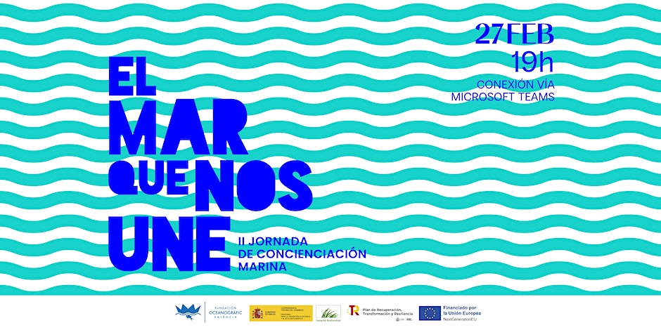 AixolaCF's tweet photo. 🌊🌊¡No te pierdas la "II Jornada de concienciación marina: El mar que nos une" el 27 de febrero! Charlas con Nacho Dean, Aitor Campos y Laura López sobre conservación marina y ciencia ciudadana. ¡Regístrate aquí! https://t.co/F91UjTg9mk #ElMarQueNosUne #ConcienciaciónMarina🐬🌊 https://t.co/HPFsJtQB5Q