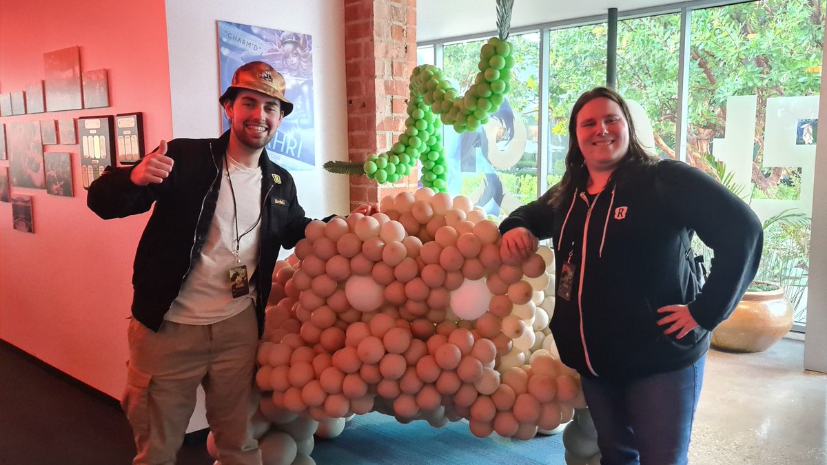 kieron_marshall's tweet photo. I wish I had more individual photos with the LoR devs but I'm happy to have met them in person and thank them for working on such a fun game!

#LoRInvitational https://t.co/NW6gKuiylh