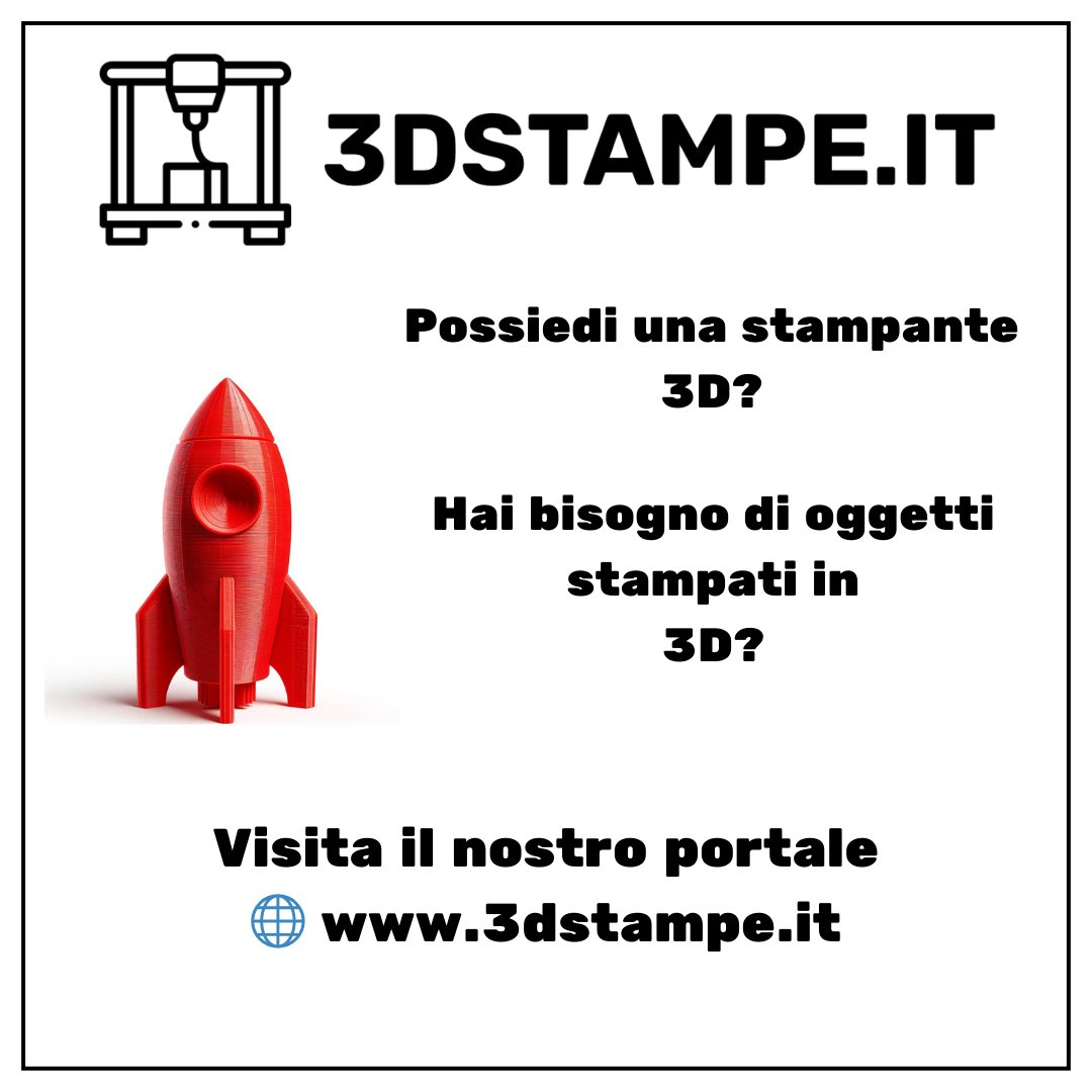 3dstampe_it's tweet photo. Da questo momento in poi il nostro portale è aperto a tutti gli utenti! link in bio #3dstampe #stampa3ditalia https://t.co/mTE3Lrsv7d
