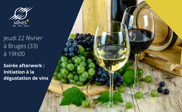 🍷Afterwork à Bordeaux 🍷

Une initiation à la dégustation de vins entre alumni ça vous tente ? 
Inscrivez vous dès maintenant pour cette soirée exceptionnelle animée par Emmanuel ERAMBERT (Alès - 1996) jury de dégustation national ! 
ℹ️ cutt.ly/af_bordeaux_22…