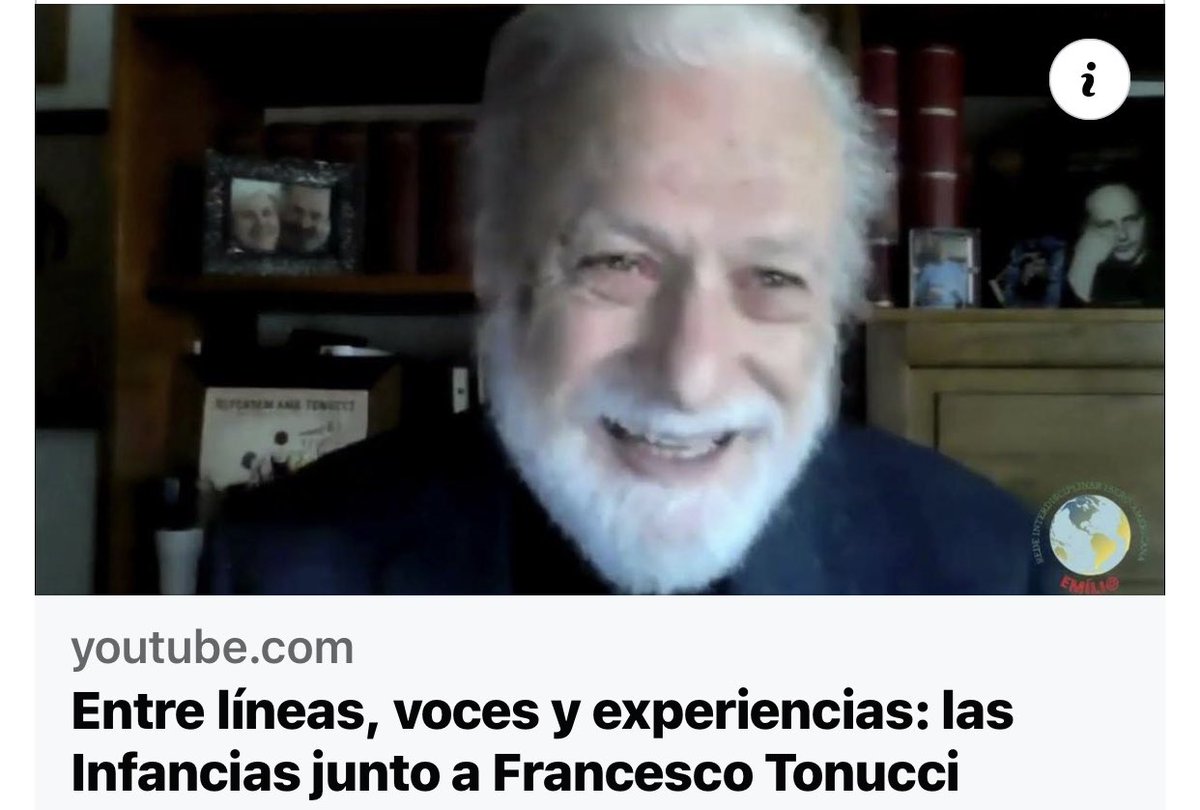 apfrato's tweet photo. Entre líneas, voces y experiencias: las Infancias junto a Francesco Tonucci. (Via Rede Emíli@)
https://t.co/t7xycz9nJr https://t.co/PZmhHrh2dY