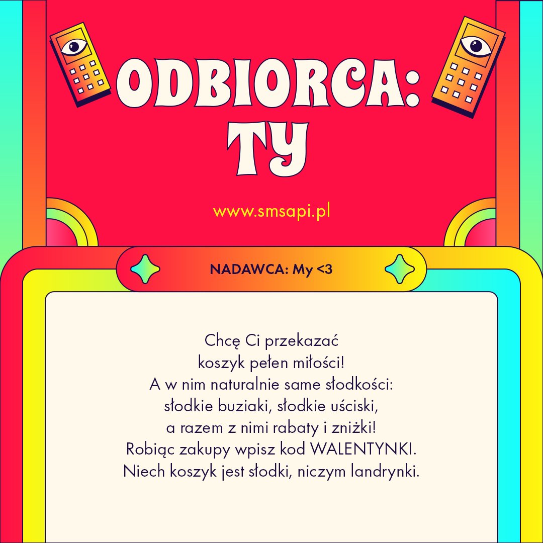 SMSAPI's tweet image. 🎵 Oto nadchodzi słońce, doo-doo-doo-doo
Nadchodzi słońce
I powiem, że to dobrze
Łapcie dawkę miłosnej inspiracji: treści wiadomości z okazji walentynek. ❤

#walentynki