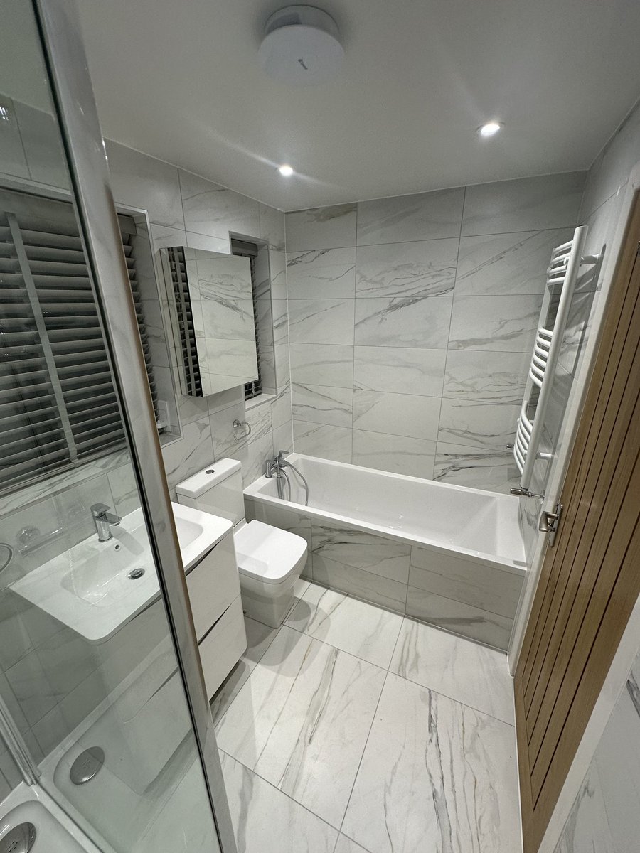 Bathroom complete in Gateshead.