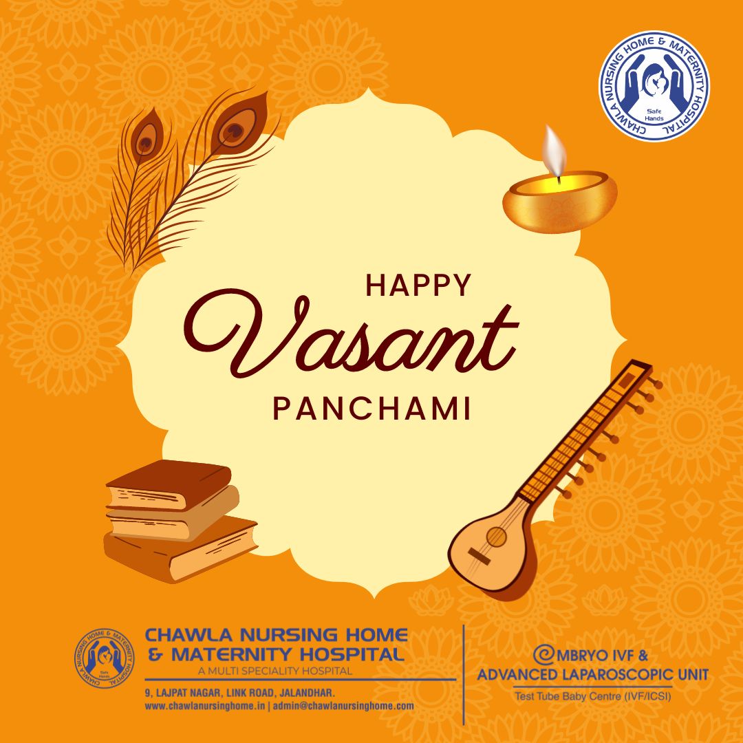cnhmaternity's tweet photo. Chawla Nursing Home and Maternity Hospital extends heartfelt wishes to you and your loved ones on the auspicious occasion of Vasant Panchami!

#HappyVasantPanchami  #VasantPanchami  #Doctors  #hospital  #TrendingNow  #trend  #viral  #chawlanursinghome #chawlanursinghomejalandhar https://t.co/vDLyIDCkLn