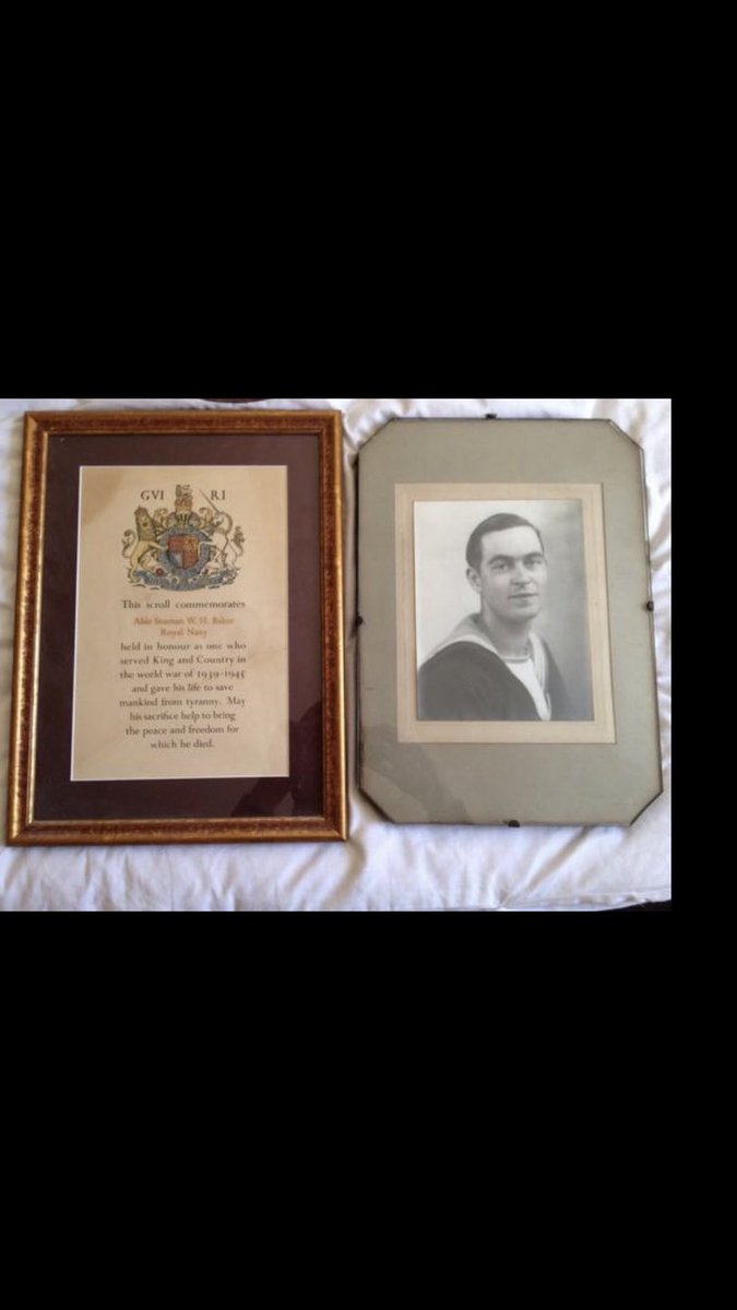 steveyp116's tweet photo. Thinking of my Great Uncle, William Baker, who died #OTD 1942 aboard HMS Li Wo as it escaped Singapore. The action won a VC, which I saw last year @I_W_M London. William had also been sunk onboard HMS Repulse. https://t.co/EKgxYHZZIW