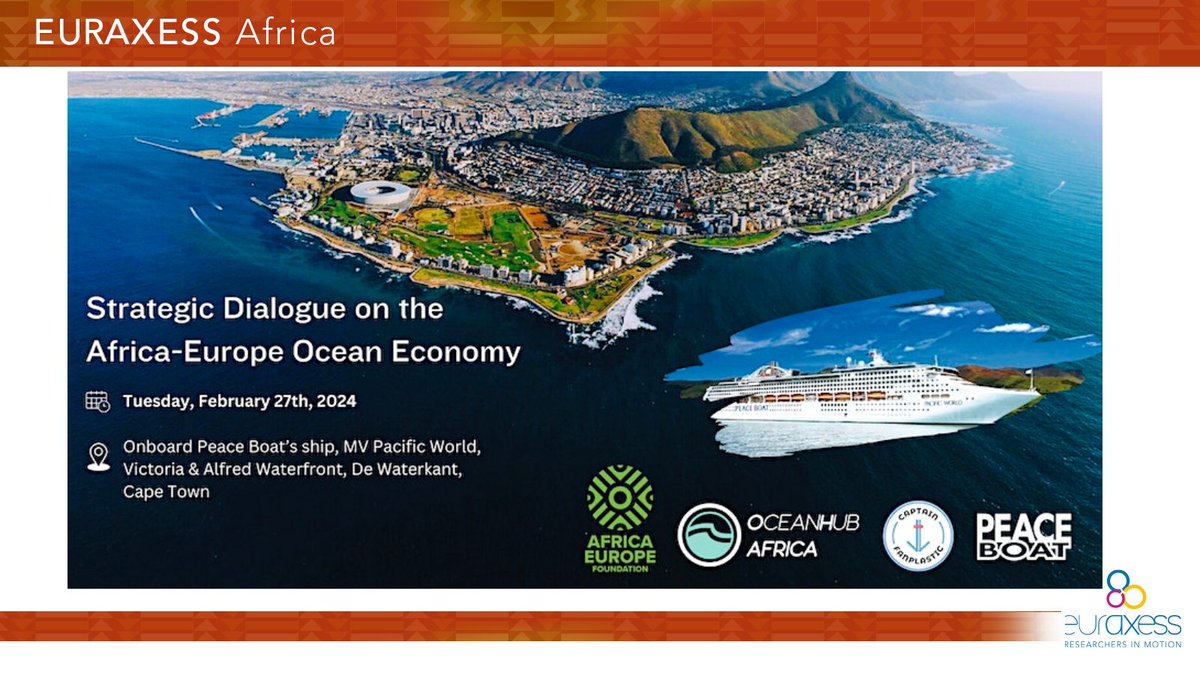 📣Strategic Dialogue on the Africa-Europe Ocean Economy 🌍🇪🇺 👉READ MORE : euraxess.ec.europa.eu/worldwide/afri… #EUAfrica #Ocean #Economy #Europe #Africa
