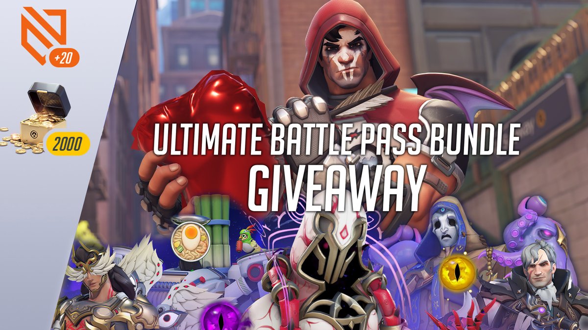 Ich verlose 1x ULTIMATE BATTLE PASS BUNDLE 🎉

💙 Liked diesen Post 
➡️ Folgt mir hier auf X
🔄 Retweet diesen Tweet

Auflösung 16.02.2024 um 18 Uhr

Dazu verlosen wir auch noch Codes im STREAM! 🔴

📺 twitch.tv/noserino

Danke <a href="/PlayOverwatch/">Overwatch</a> für die Codes ❤️#Werbung