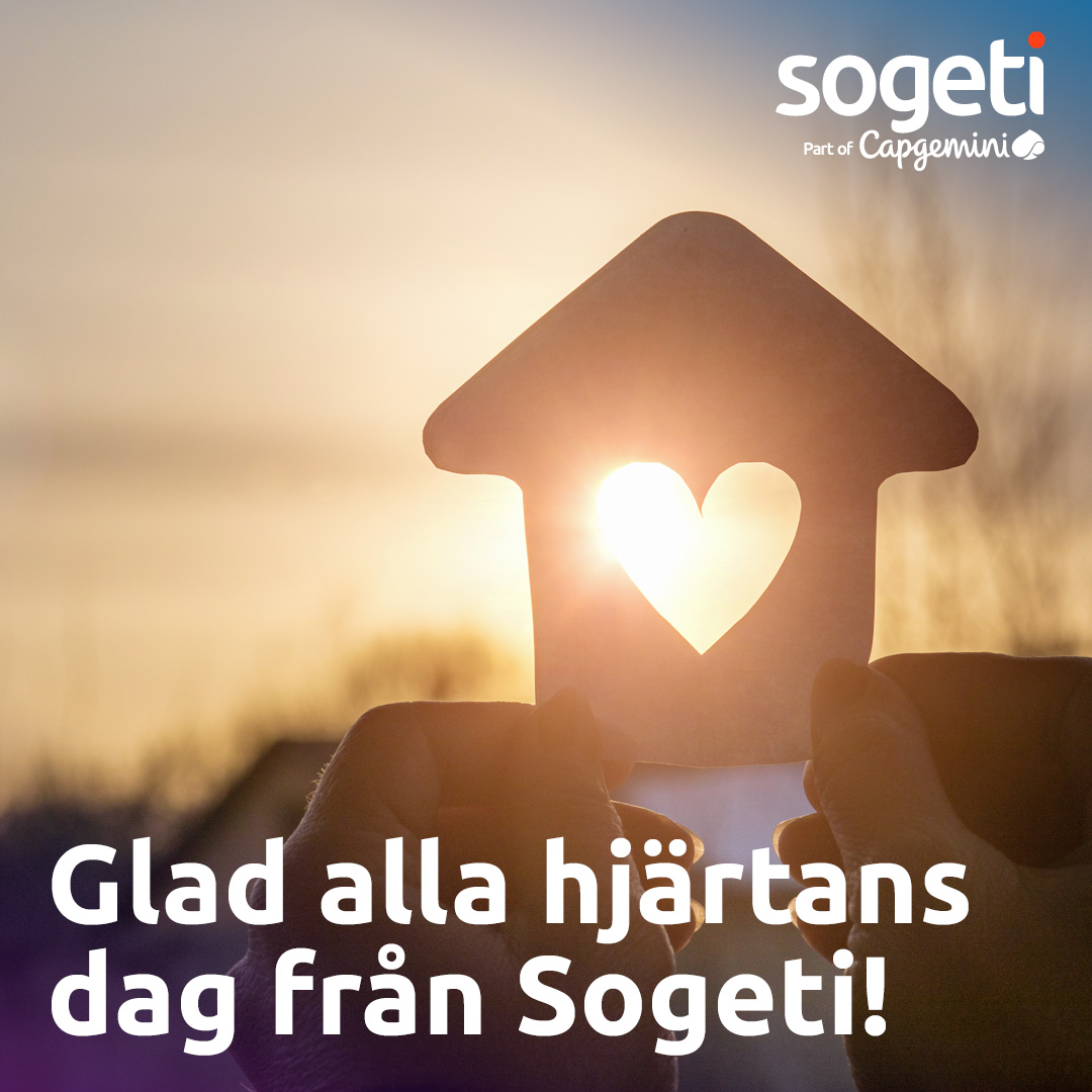 💙 | Glad alla hjärtans dag! Vi vill uttrycka vår tacksamhet gentemot alla våra fantastiska medarbete. #Sogeti blomstrar tack vare dedikerat arbete, omfattande engagemang &amp; stor talang som varje individ i Sogeti-familjen bidrar med varje dag. Tack!

👉sogeti.se/jobba-hos-oss/…