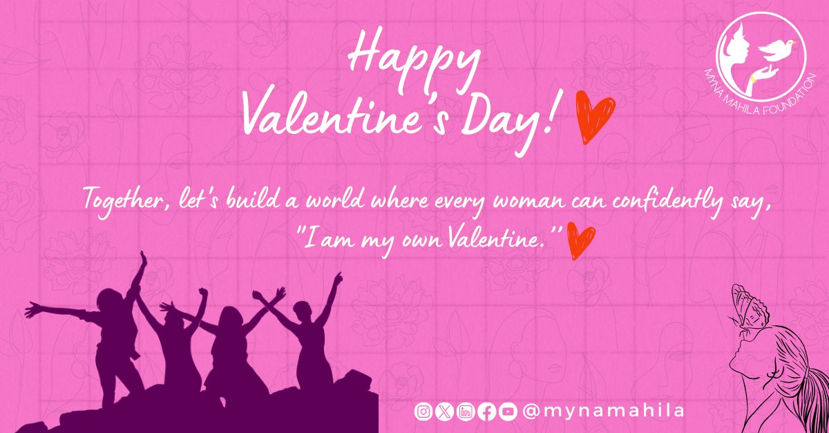 This Valentine's Day, celebrate love differently with Myna Mahila Foundation: empowering women and embracing economic independence. 📷 We empower women to be conscious of their health, realize opportunities to conquer their dreams and become financially independent. #selflove
