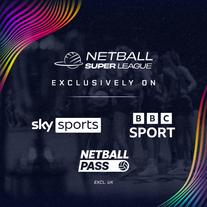 NetballSL's tweet photo. Announcing a transformational broadcast deal for the NSL 📺

🤩 Watch live netball from every round on @SkySports, @BBCSport and NetballPass!