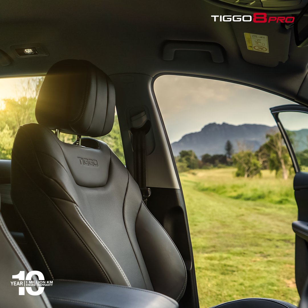 SA_Chery's tweet image. Power, passion, perfection. 

With 7 luxurious seats, lumbar support, and aviation-style headrests, the TIGGO 8 Pro knows how to inspire from the inside out. 

Book a test drive today!

#TIGGO8Pro #CherySouthAfrica #LoveToDrive