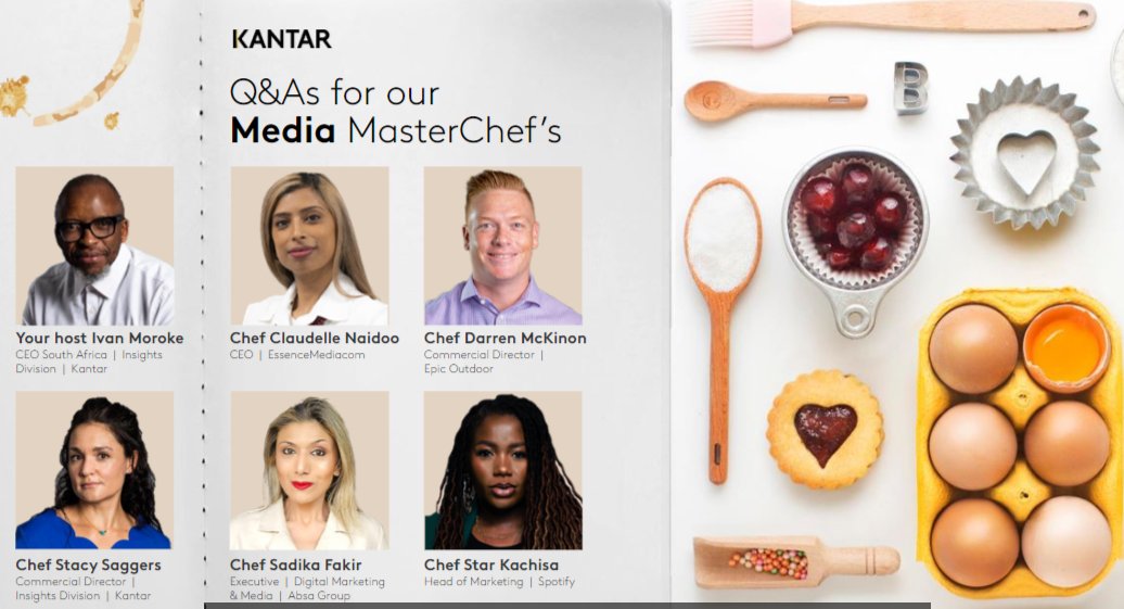 What a fabulous learning on Media in South Africa.  Thanks Darren, Sadika, Star and Claudelle. Masterchefs indeed!