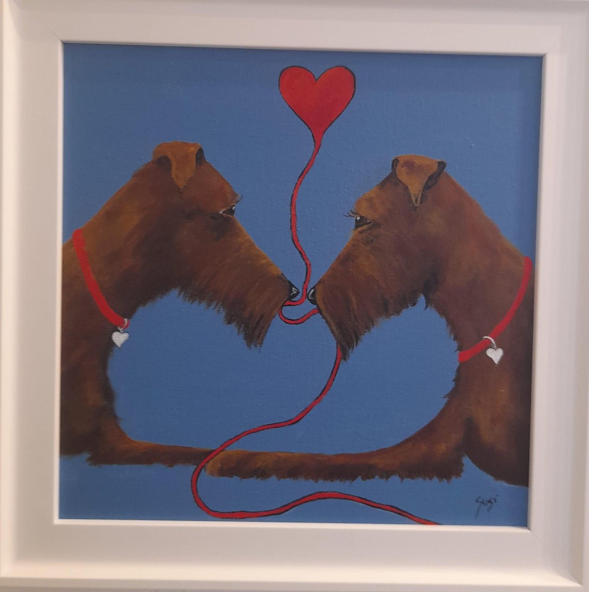 Happy Valentine’s Day to all my lufflies - with a special mention for the adorable @DublinIrishPup 💕☘️🐾💕#ValentinesDay #valentines #dogsoftwiiter (picture by the talented Susi Whittaker art-gallery-cornwall.co.uk/artists/susi-w…)