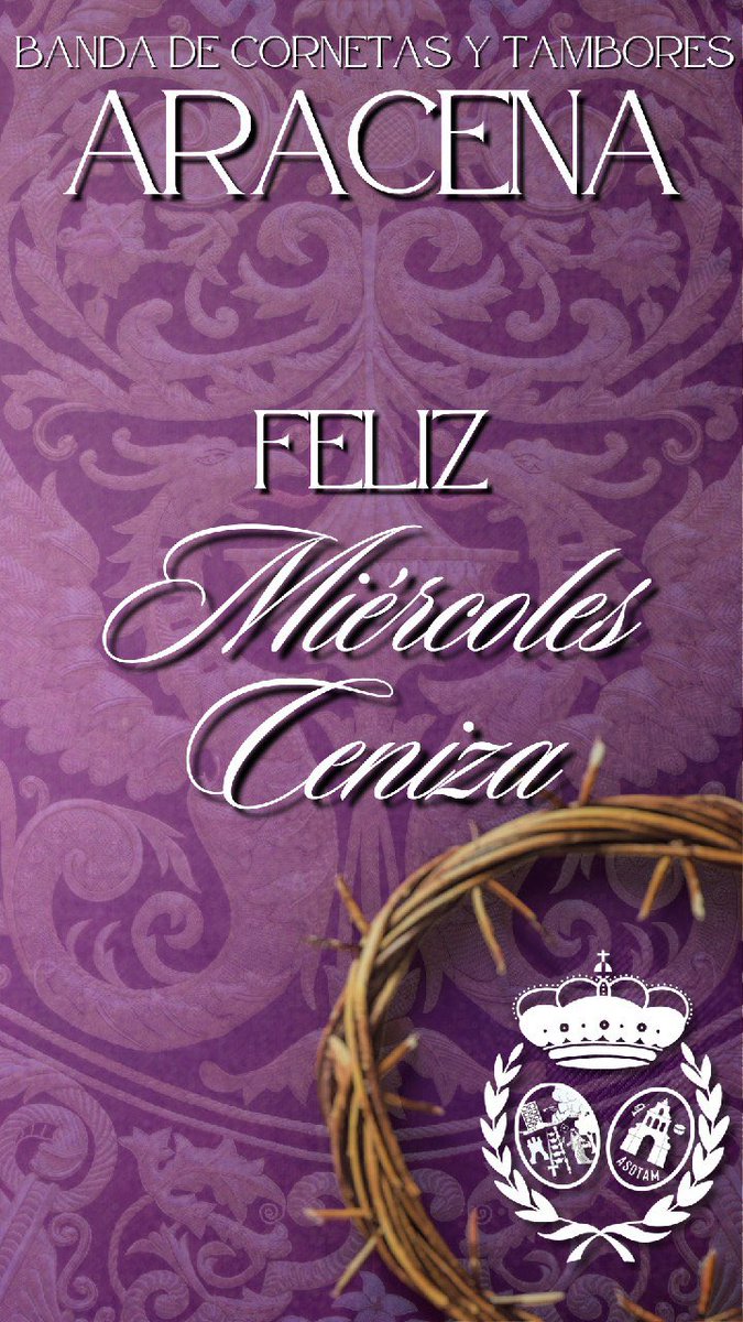 Estaba al llegar y llegó….🥁🎺

Como siempre cargada de ilusión y muchas ganas de vivirla. 

Que empiece la cuenta atrás, otra bendita #Cuaresma que nos indica que en 40 días volverá nuestra 🎺🥁#SemanaSanta24 #LaMúsicaDeAracena