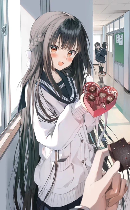 「チョコ、おいし?ちゃんと好きな味にできてるかな?」 
