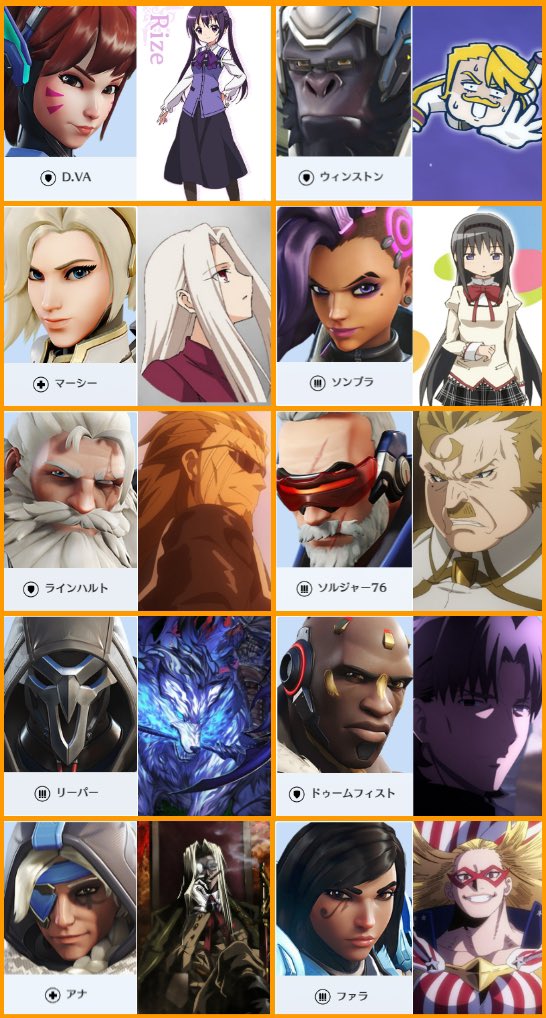 DoublesGameWs's tweet photo. OWの声優さんって色んな役やってんだなぁ
#オーバーウォッチ2 https://t.co/VkHEmRriV1