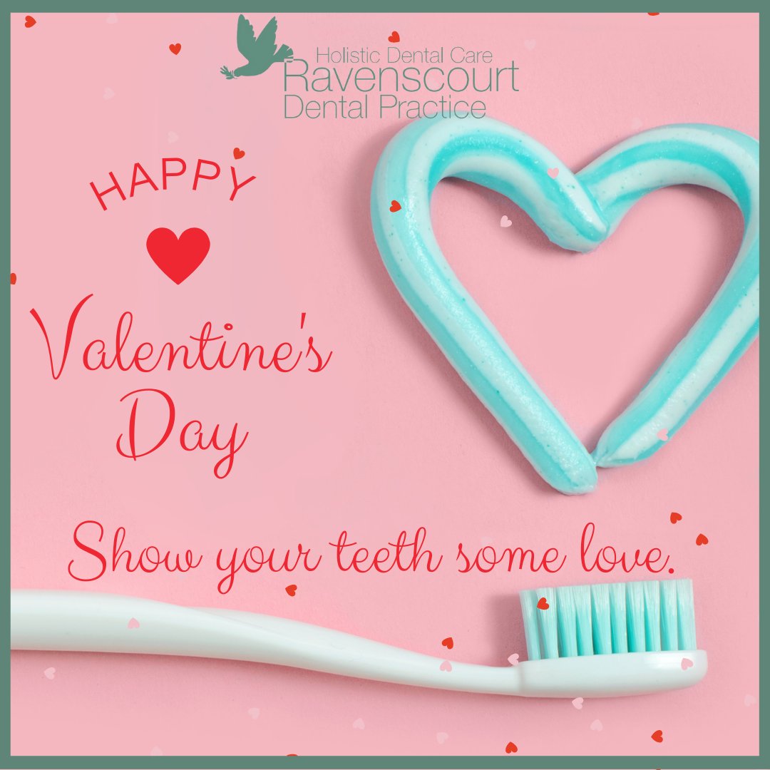 RDP_Dentist's tweet photo. The team at Ravenscourt dental practice wish you a very Happy Valentine’s Day! ❤️
#HappyValentines #showyourteethsomelove#holisticdentistldn#rdpholistic#dentexhealth https://t.co/UVSJMUWiSP