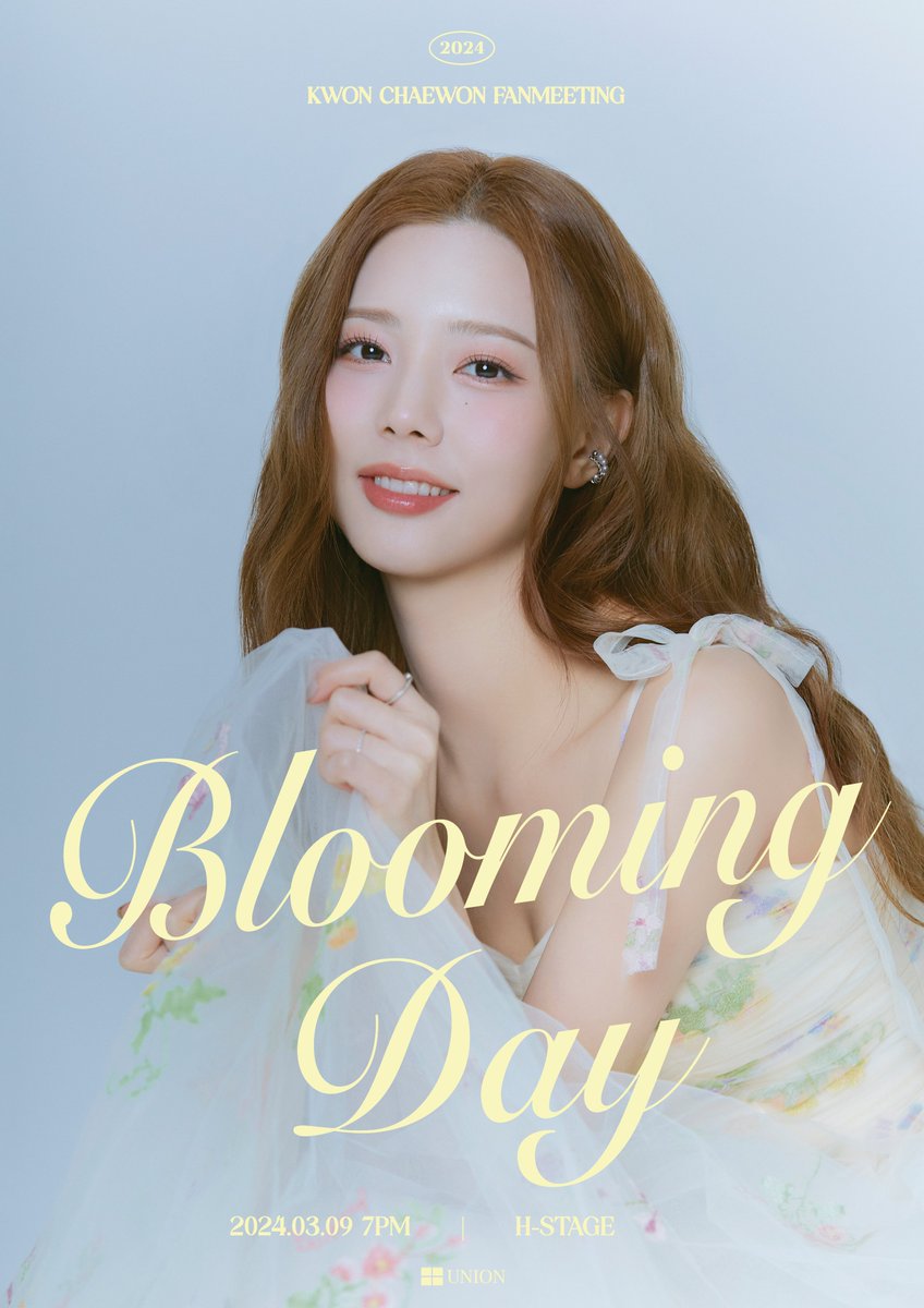 kwon_chaewon's tweet image. 2024 KWON CHAEWON FANMEETING 
: BLOOMING DAY 
얼리버드 | 팬사인회 티켓 오픈 안내

🗓 2024. 3. 9 (토) 
      팬미팅 7PM | 팬사인회 9PM 
📍H-STAGE

🎫예매 2024.02.16 (금) 7PM | 8PM
🔗팬미팅 |  zrr.kr/EzMG
🔗팬사인회 | zrr.kr/Ii1y

#권채원 #채원 #BLOOMINGDAY