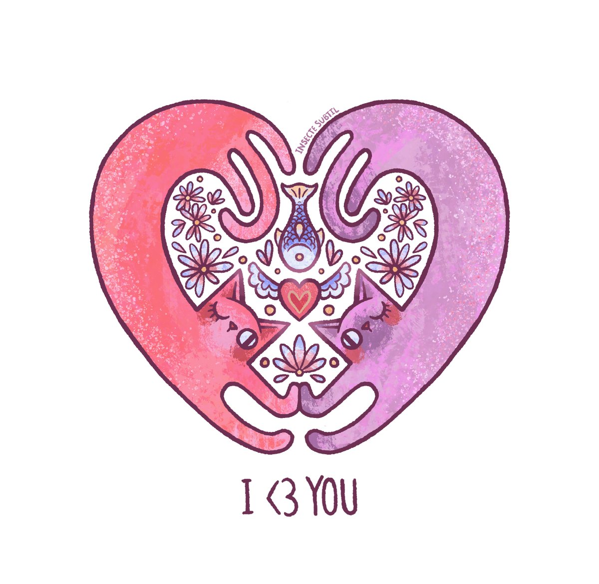 Happy Valentine's Day <3

#art #illustration #digitalart #StValentinesDay #cats