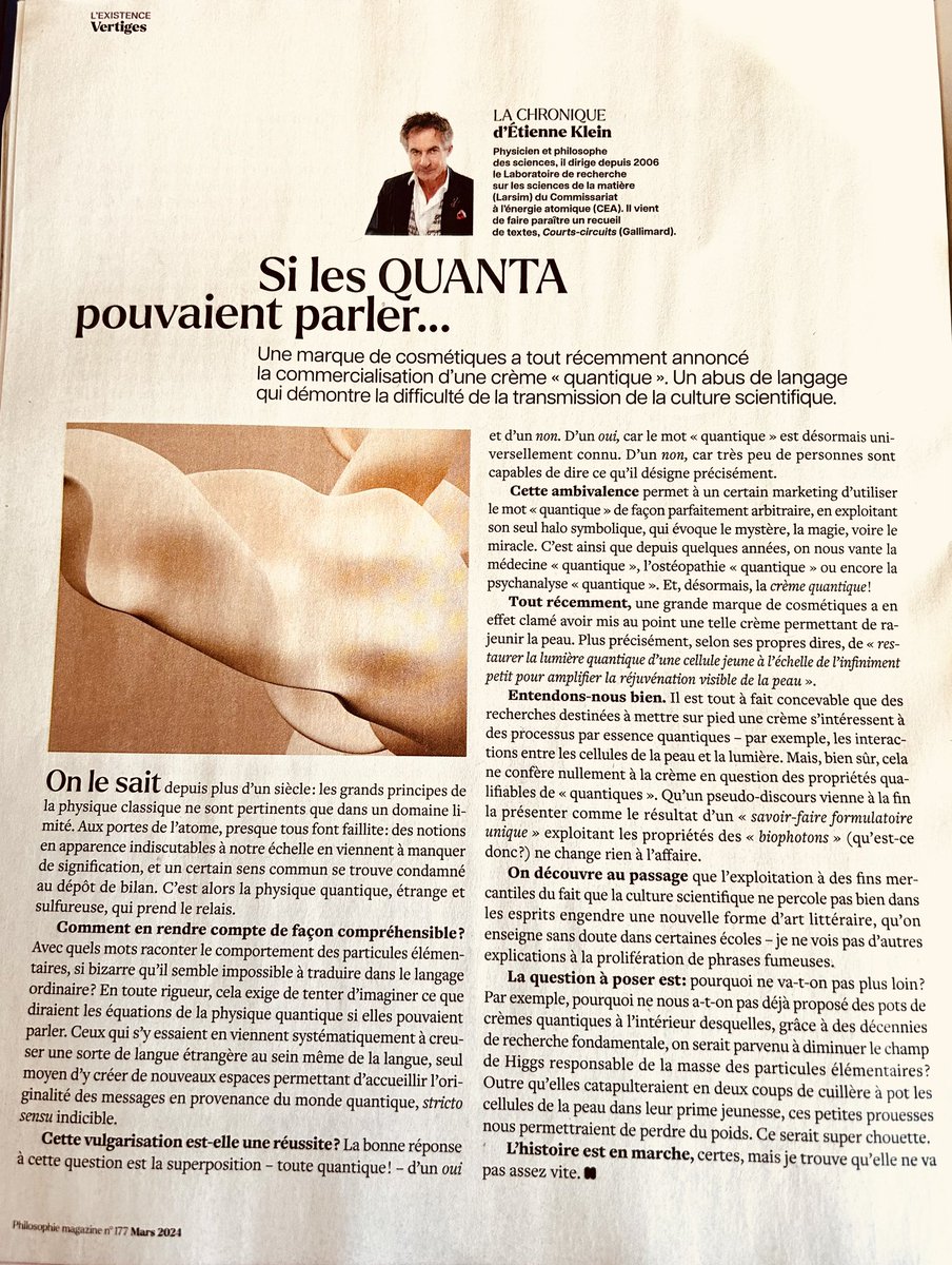 Etienne KLEIN tweet media