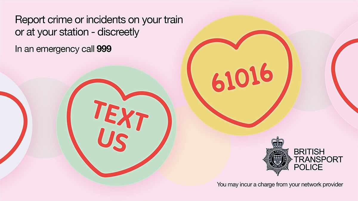 Roses are red Violets are blue Text 61016 And BTP will be there for you