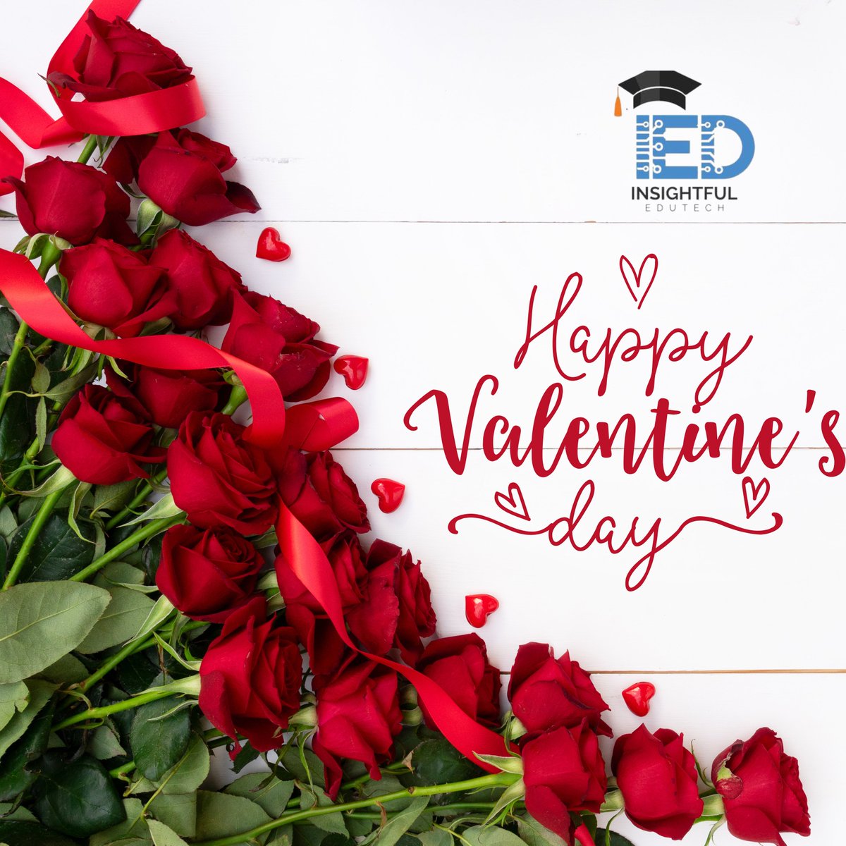 Happy Valentine's Day to the insightful minds at Insightful Edutech! May this day be filled with love for learning, appreciation for knowledge, and a deep understanding of the transformative power of education. #ValentinesDay #EducationLove #insightfuledutech #loveisintheair