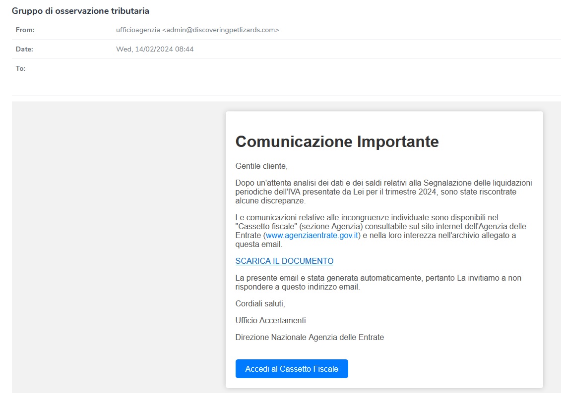 JAMESWT_WT's tweet image. "Comunicazione Importante dall'Agenzia delle Entrate"
spam email spread #DanaBot
Urls redirect &amp;gt;
content.servepics.[com/login.php
portfolio.serveirc.[com/login.php
&amp;gt;JS
&amp;gt; dll http://soundata.]top/resources.dll
Samples
bazaar.abuse.ch/browse/tag/age…
AnyRun
app.any.run/tasks/a059217b…