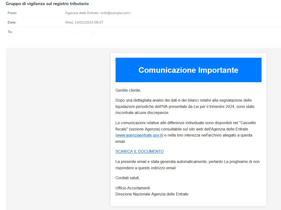 JAMESWT_WT's tweet image. "Comunicazione Importante dall'Agenzia delle Entrate"
spam email spread #DanaBot
Urls redirect &amp;gt;
content.servepics.[com/login.php
portfolio.serveirc.[com/login.php
&amp;gt;JS
&amp;gt; dll http://soundata.]top/resources.dll
Samples
bazaar.abuse.ch/browse/tag/age…
AnyRun
app.any.run/tasks/a059217b…
