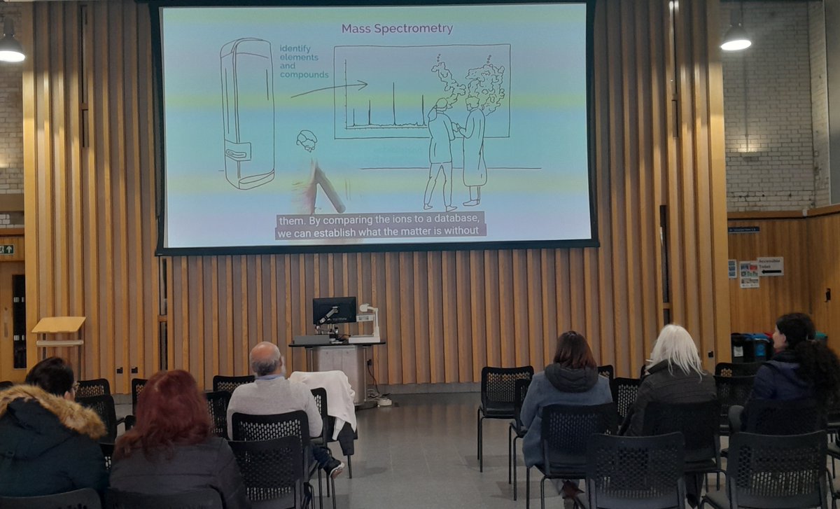 📽️Newcastle Uni's ChemBio department premiered a short video on what #chemicalbiology is &amp; a flavour of our #research <a href="/ChemistryNCL/">Newcastle Chemistry</a>. It was great to meet staff from across the uni and share what we do! And thanks <a href="/dawber_robert/">Robert Dawber</a> &amp; <a href="/HarrietSG1/">Harriet</a> for showing attendees DNA in fruit🍓