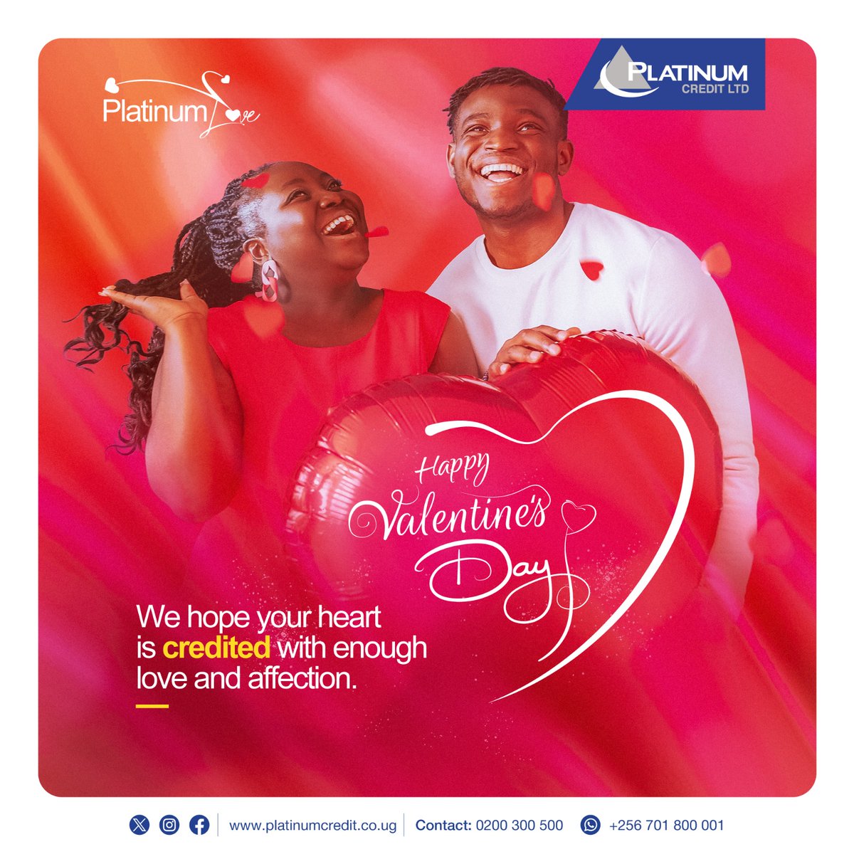 Happy Valentine
@pcl_uganda
#Therewhenyouneedus