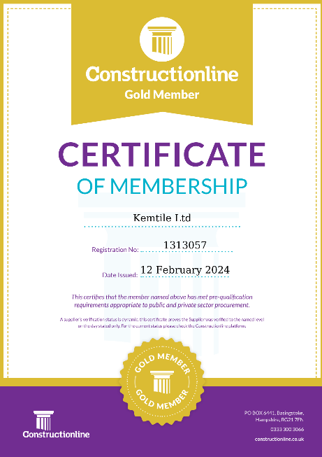KemtileLtd's tweet photo. 🏆 We're thrilled to share that we’ve achieved @constructline's prestigious Gold membership!

This recognition reflects our ongoing commitment to excellence, safety, and quality in the industry.

Read more about our #accreditations👉: https://t.co/P9sor2eIcr

#Constructionline https://t.co/P3e537NMZt