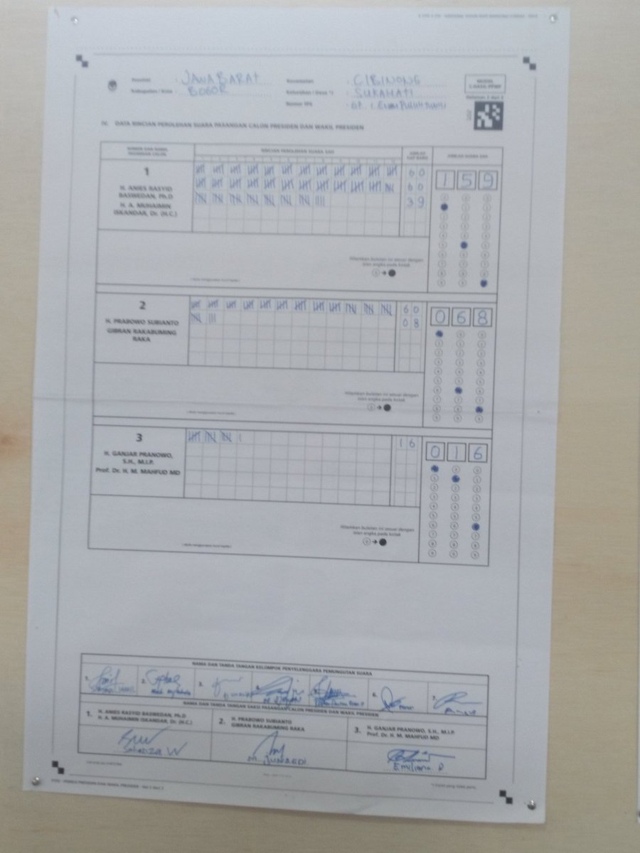 Guwe ga terima dgn yg ditayangkan Quick Count pd media2 yg menempatkan 02 angkanya 57%,  01- 26% dan 03- 14%. Gilaa, Framing pun dimulai sejak awal Quick Count dg Jarak yg jauh walau baru sementara. Simpelnya nih, Di 4 TPS guwe aja 02 Kalah. Eeh tau2 tayangan QC bisa 57%. Bangsad